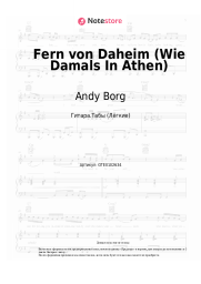 Ноты, аккорды Andy Borg - Fern von Daheim (Wie Damals In Athen)