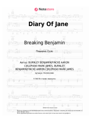 Ноты, аккорды Breaking Benjamin - Diary Of Jane