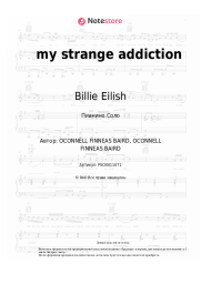 undefined Billie Eilish - my strange addiction