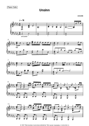 Ноты, аккорды 01099 - Unsinn