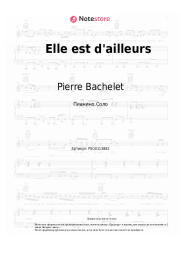 undefined Pierre Bachelet - Elle est d'ailleurs