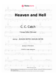 Ноты, аккорды C. C. Catch - Heaven and Hell