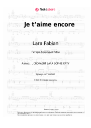 undefined Lara Fabian - Je t’aime encore