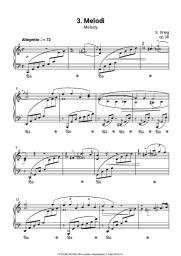 undefined Эдвард Григ - Лирические пьесы, op.38. №3 Melody