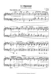 undefined Эдвард Григ - Лирические пьесы, op.43. №3 In my homeland