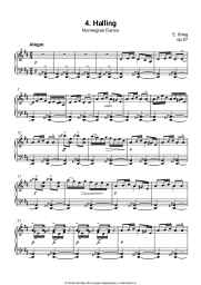 undefined Эдвард Григ - Лирические пьесы, op.47. №4 Norwegischer Tanz: Halling