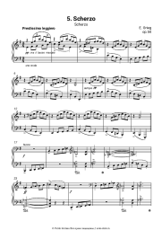 undefined Эдвард Григ - Лирические пьесы, op.54. №5 Scherzo