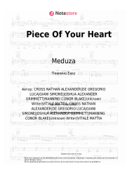 Ноты, аккорды Meduza, Goodboys - Piece Of Your Heart
