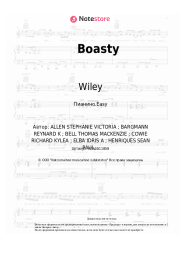 Ноты, аккорды Wiley, Sean Paul, Stefflon Don, Idris Elba - Boasty