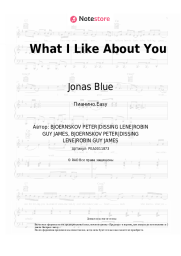 Ноты, аккорды Jonas Blue, Theresa Rex - What I Like About You