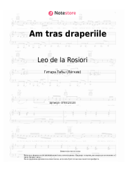 Ноты, аккорды Leo de la Rosiori - Am tras draperiile