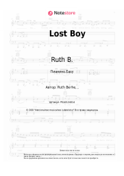 Ноты, аккорды Ruth B. - Lost Boy