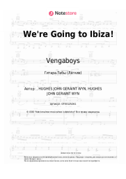 Ноты, аккорды Vengaboys - We're Going to Ibiza!