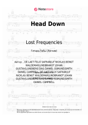 Ноты, аккорды Lost Frequencies, Bastille - Head Down