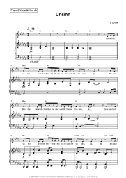 Ноты, аккорды 01099 - Unsinn