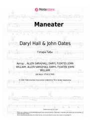 Ноты, аккорды Daryl Hall & John Oates - Maneater