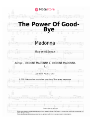 Ноты, аккорды Madonna - The Power Of Good-Bye