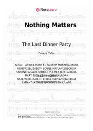 Ноты, аккорды The Last Dinner Party - Nothing Matters
