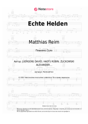 undefined Matthias Reim - Echte Helden