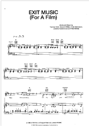 Ноты, аккорды Radiohead - Exit Music (For A Film)