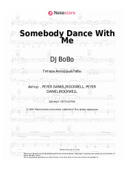 Ноты, аккорды DJ BoBo - Somebody Dance With Me
