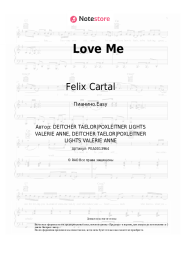 Ноты, аккорды Felix Cartal, Lights - Love Me