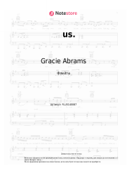 Ноты, аккорды Gracie Abrams, Taylor Swift - us.
