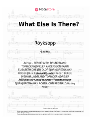 undefined Röyksopp - What Else Is There?