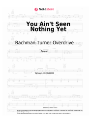 undefined Bachman-Turner Overdrive - You Ain't Seen Nothing Yet