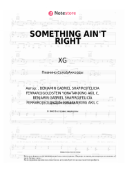 undefined XG - SOMETHING AIN'T RIGHT