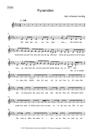 Ноты, аккорды Sido, Johannes Oerding - Pyramiden