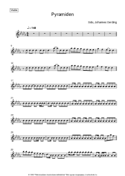 Ноты, аккорды Sido, Johannes Oerding - Pyramiden