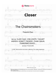 Ноты, аккорды The Chainsmokers, Halsey - Closer