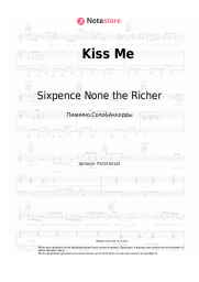 Ноты, аккорды Sixpence None the Richer - Kiss Me
