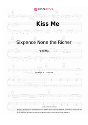 Ноты, аккорды Sixpence None the Richer - Kiss Me