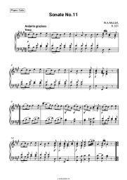 undefined Вольфганг Амадей Моцарт - Sonata No. 11, 1st Movement K. 331
