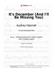 undefined Audrey Hannah - It's December (And I'll Be Missing You)