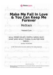 Ноты, аккорды MoStack, Dolapo - Make Me Fall In Love & You Can Keep Me Forever