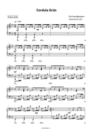Ноты, аккорды Die Draufgänger - Cordula Grün