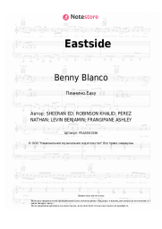 Ноты, аккорды Benny Blanco, Halsey, Khalid - Eastside
