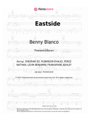 Ноты, аккорды Benny Blanco, Halsey, Khalid - Eastside