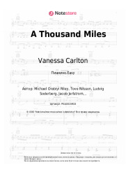 Ноты, аккорды Vanessa Carlton - A Thousand Miles