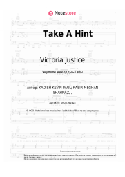 Ноты, аккорды Victoria Justice, Elizabeth Gillies - Take A Hint
