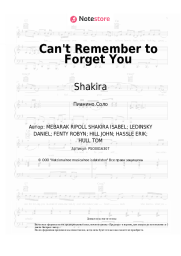 undefined Shakira, Rihanna - Can't Remember to Forget You