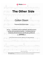 Ноты, аккорды Colton Dixon - The Other Side
