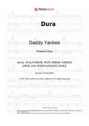 Ноты, аккорды Daddy Yankee - Dura