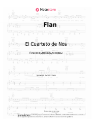 Ноты, аккорды El Cuarteto de Nos - Flan