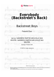 Ноты, аккорды Backstreet Boys - Everybody (Backstreet's Back)