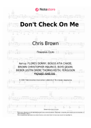undefined Chris Brown, Justin Bieber, Ink - Don't Check On Me