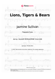 undefined Jazmine Sullivan - Lions, Tigers & Bears